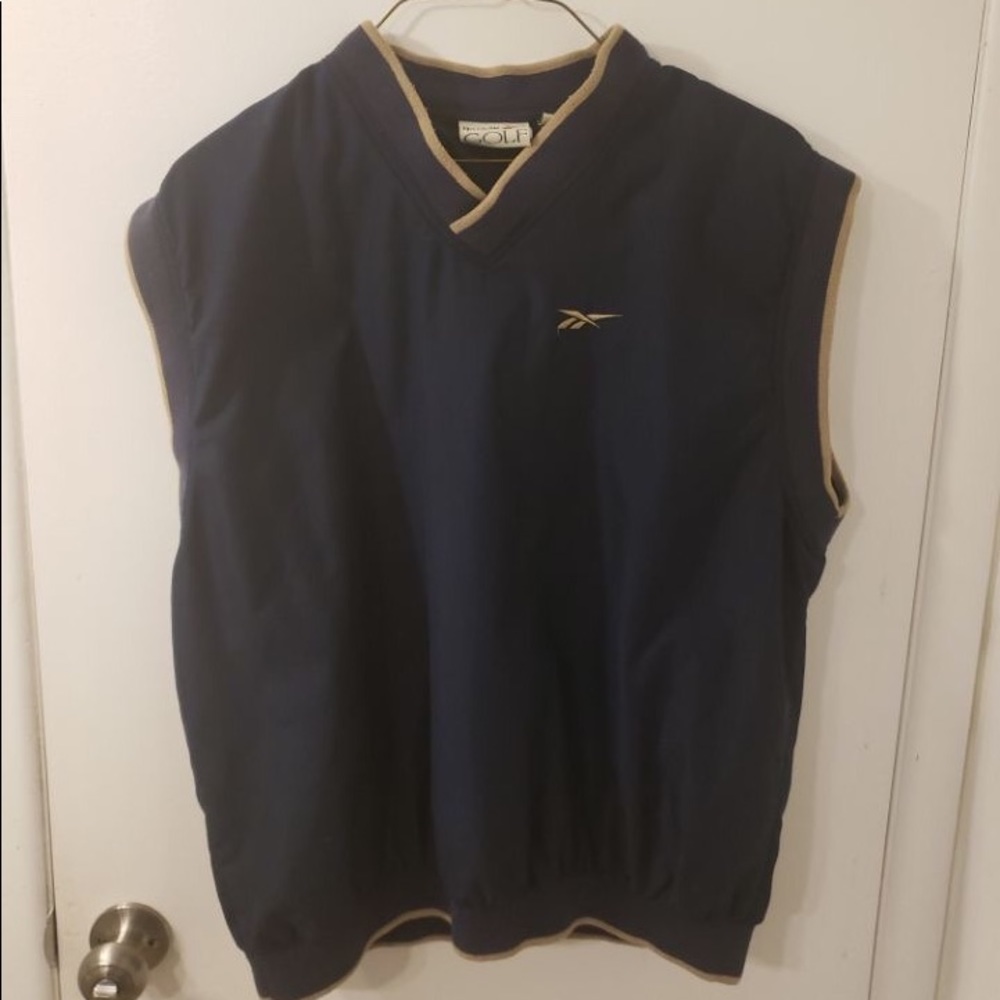 Vintage Reebok Men’s Nylon Golf Sweater Vest